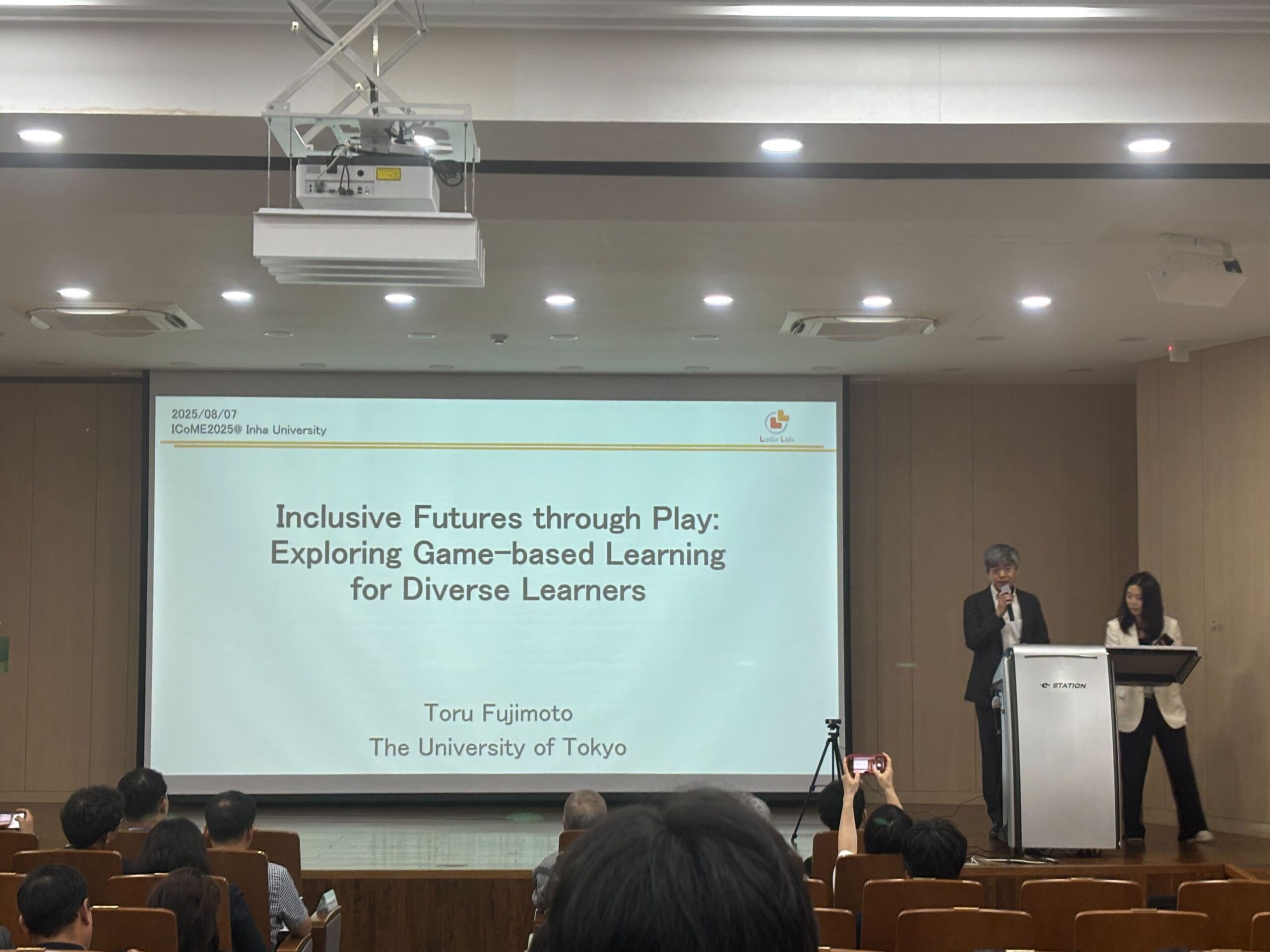 藤本教授が国際会議 ICoME 2025にInvited Speakerとして登壇